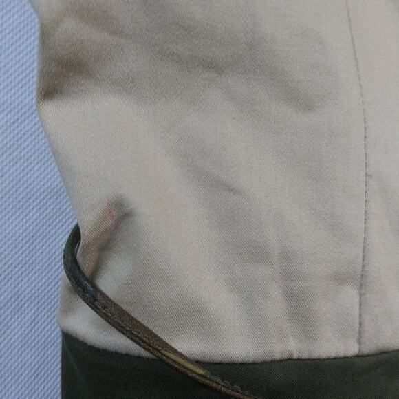 Citrine Green Tan Pants Set Business Casual Safari 2 Piece Set Size 14 - Picture 8 of 16